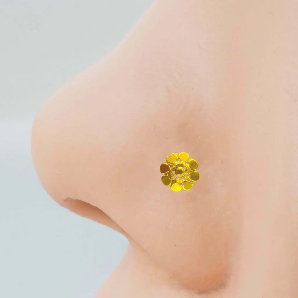 Gold Nose Pin 01